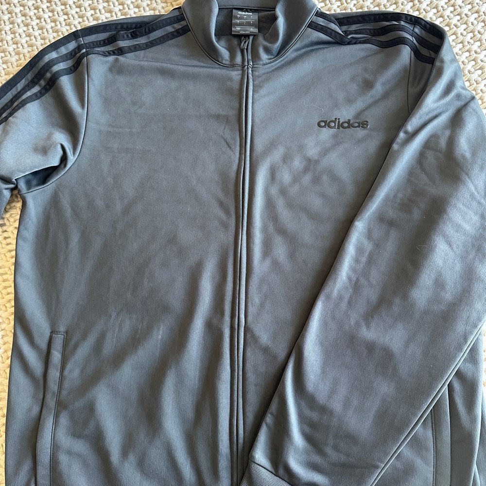 Adidas Men's Gray Track Jacket